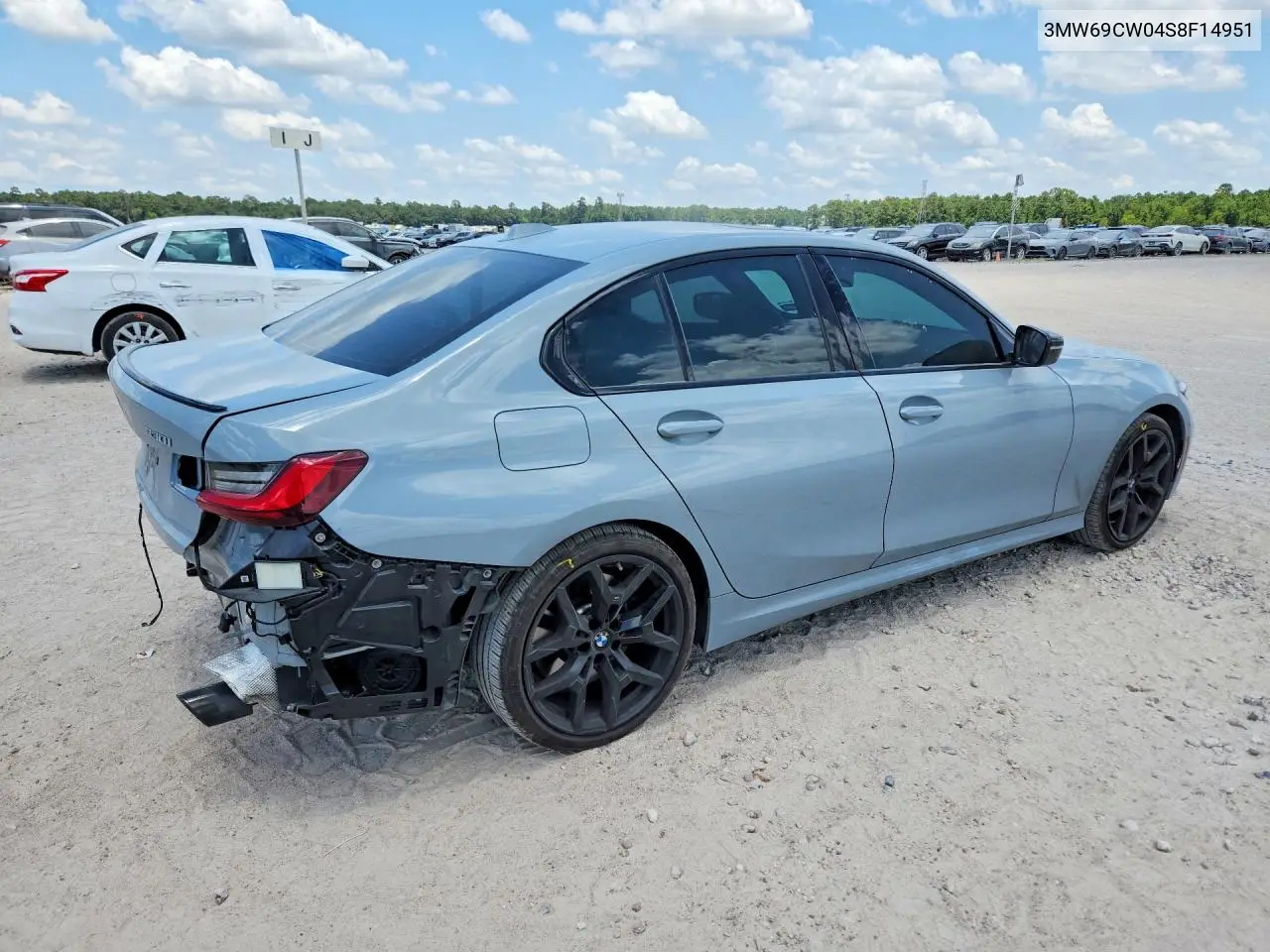 2025 BMW 330I VIN: 3MW69CW04S8F14951 Lot: 59889276