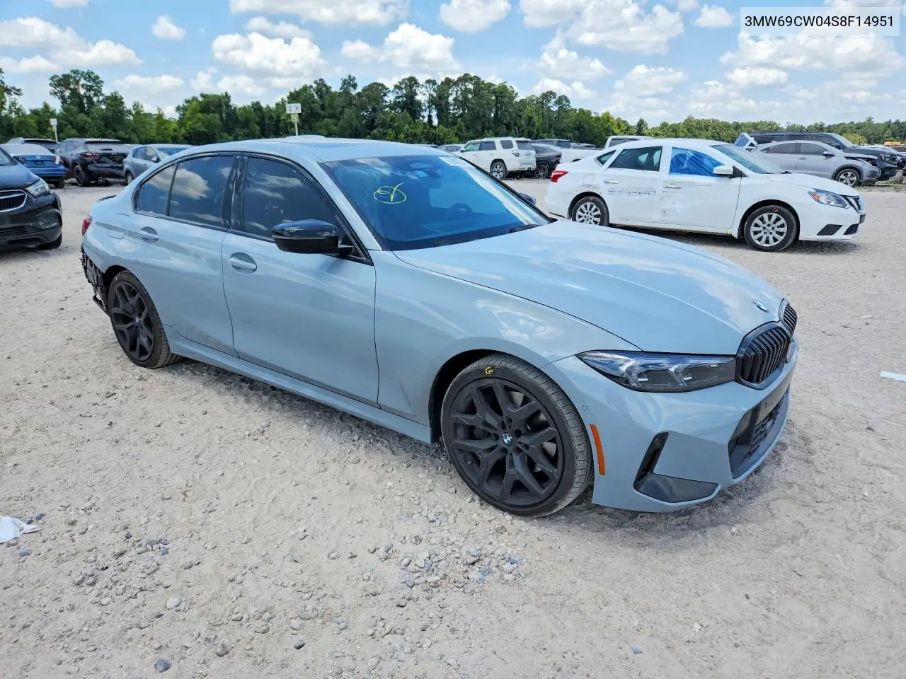2025 BMW 330I VIN: 3MW69CW04S8F14951 Lot: 59889276