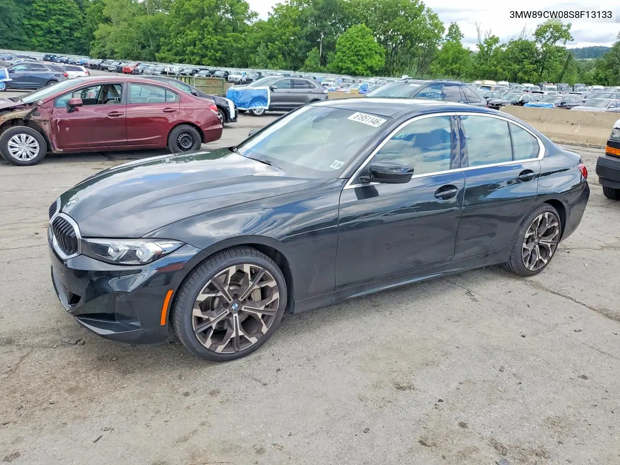 2025 BMW 330Xi VIN: 3MW89CW08S8F13133 Lot: 61951146