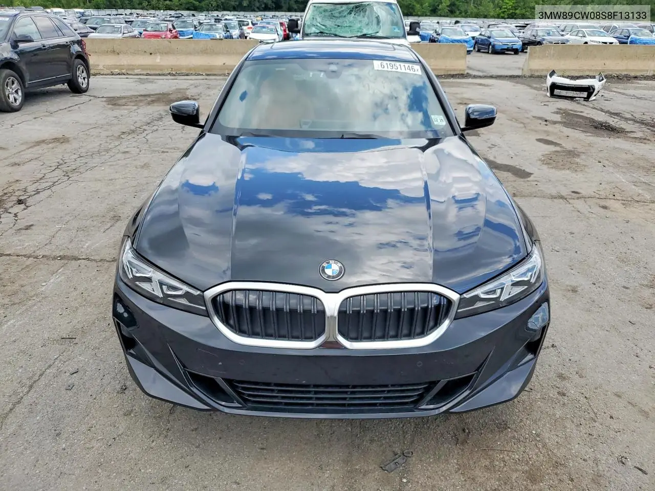 2025 BMW 330Xi VIN: 3MW89CW08S8F13133 Lot: 61951146