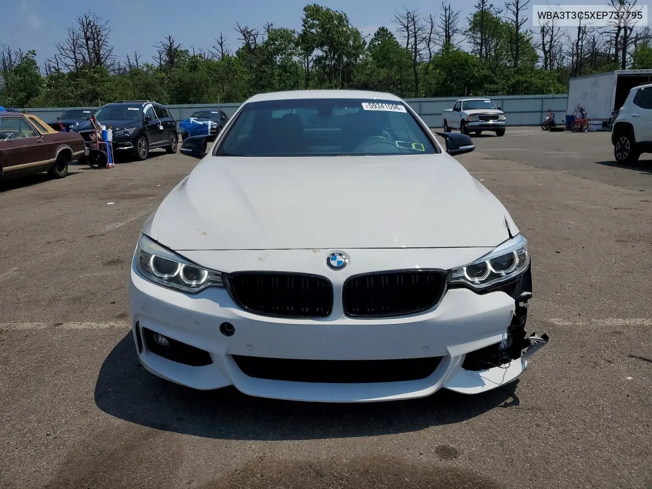 2014 BMW 435 I VIN: WBA3T3C5XEP737795 Lot: 59341596