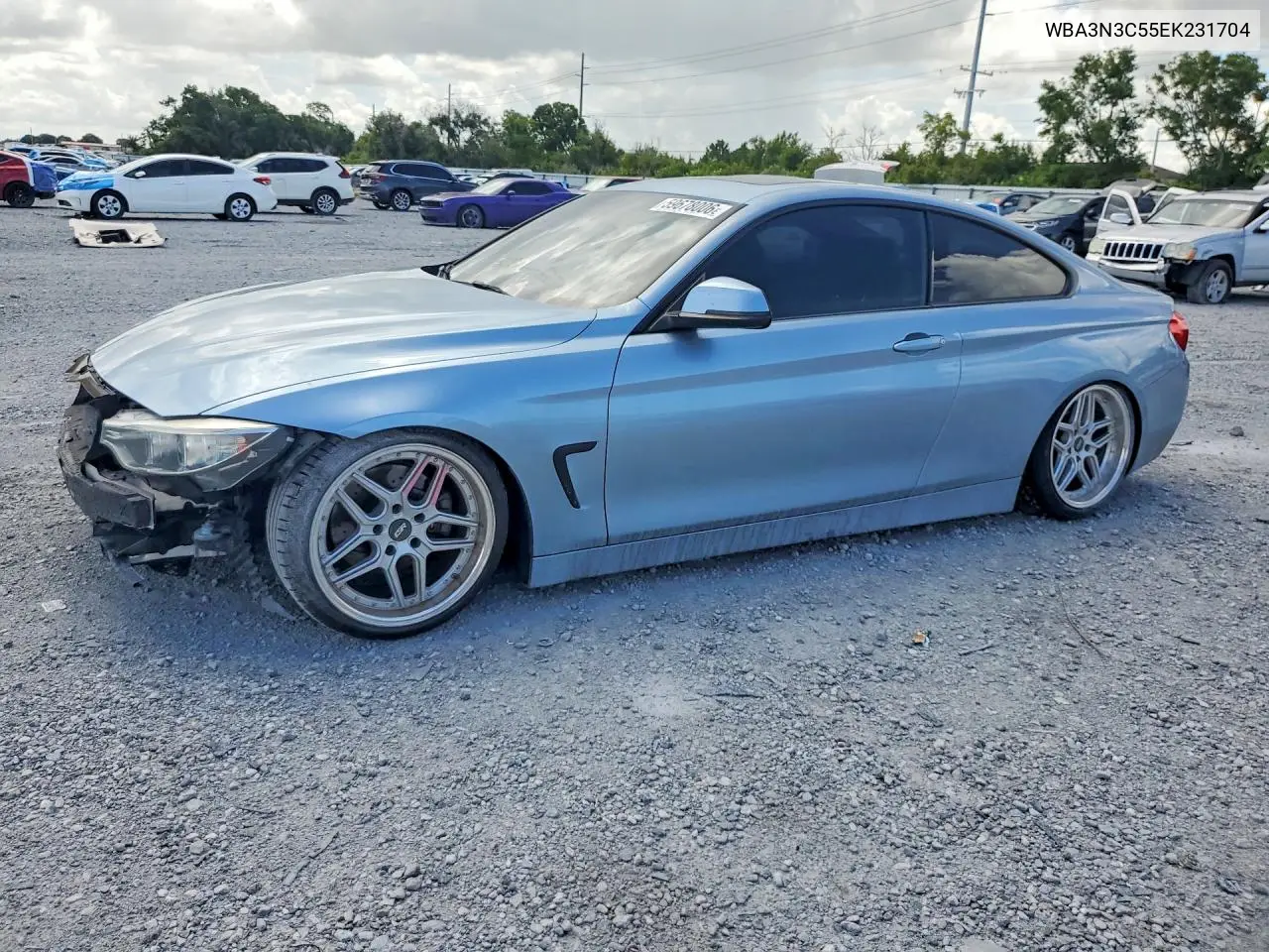 2014 BMW 428 I VIN: WBA3N3C55EK231704 Lot: 59678006