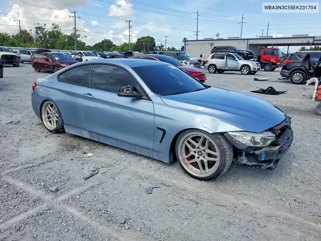 2014 BMW 428 I VIN: WBA3N3C55EK231704 Lot: 59678006
