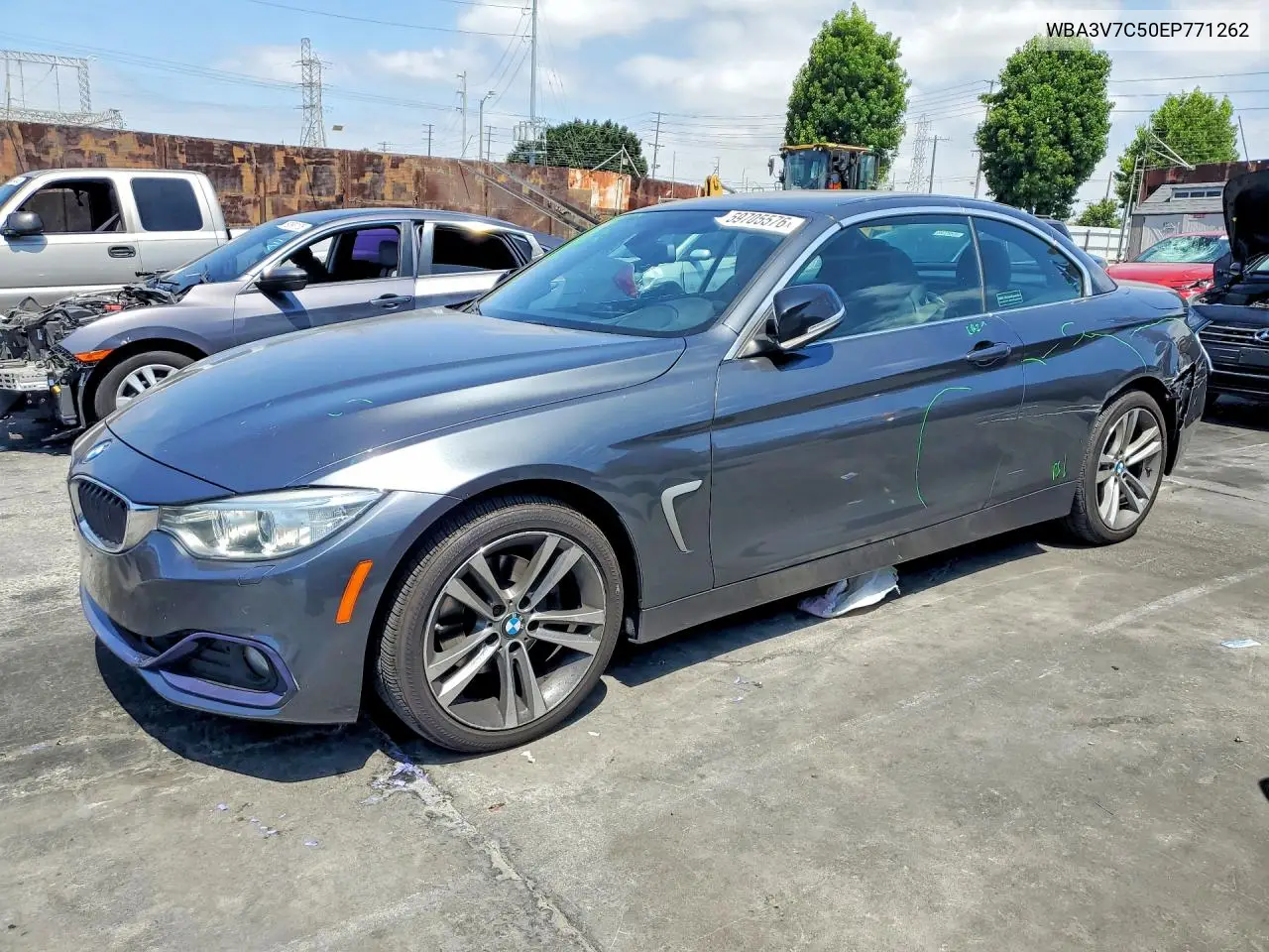 2014 BMW 428 I Sulev VIN: WBA3V7C50EP771262 Lot: 59705576