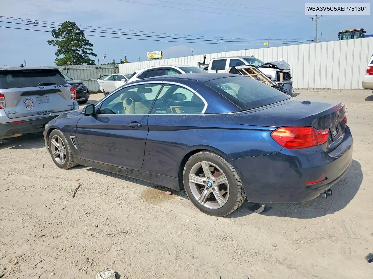 2014 BMW 428 I VIN: WBA3V5C5XEP751301 Lot: 59845086