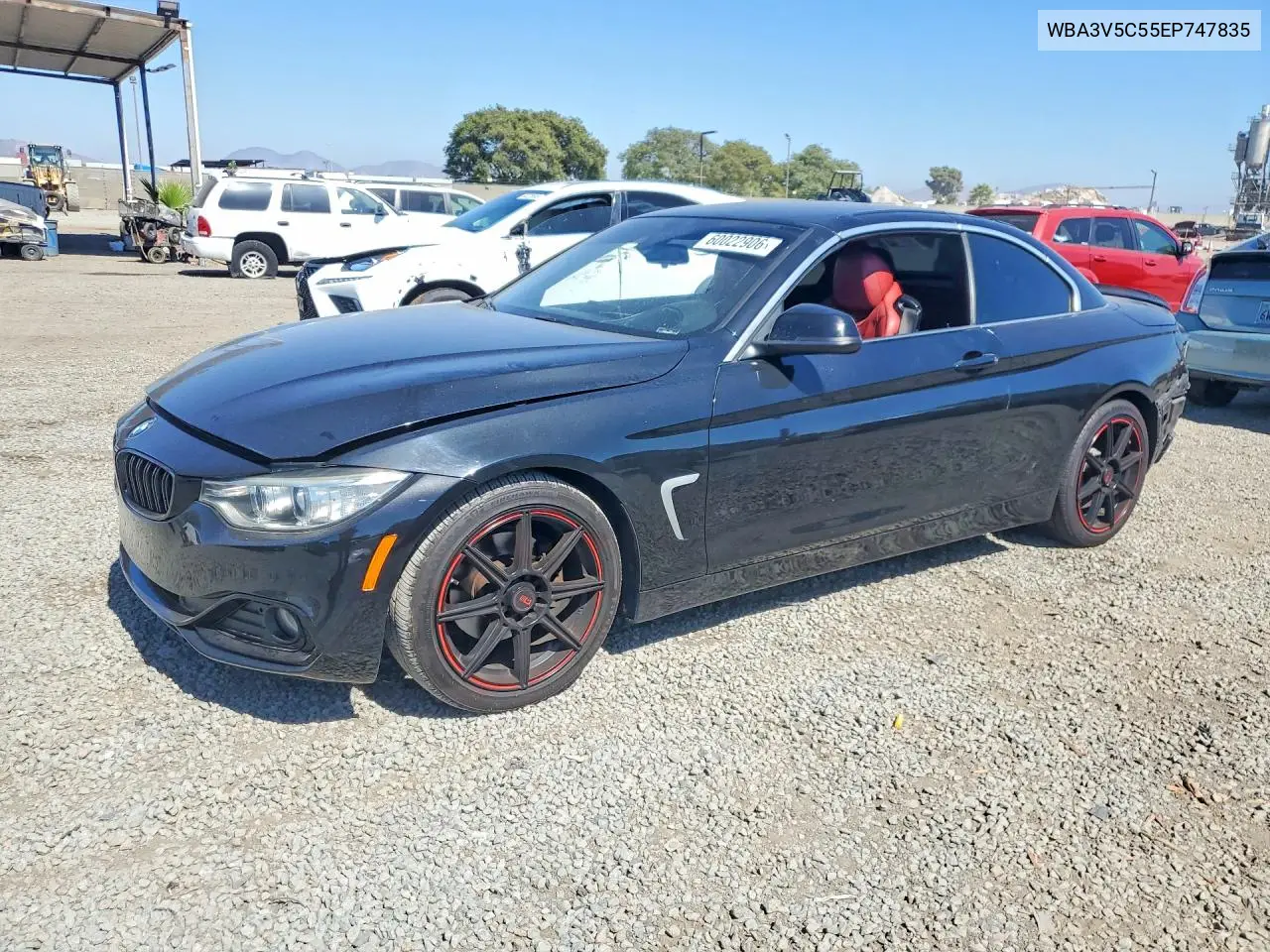 2014 BMW 428 I VIN: WBA3V5C55EP747835 Lot: 60022906