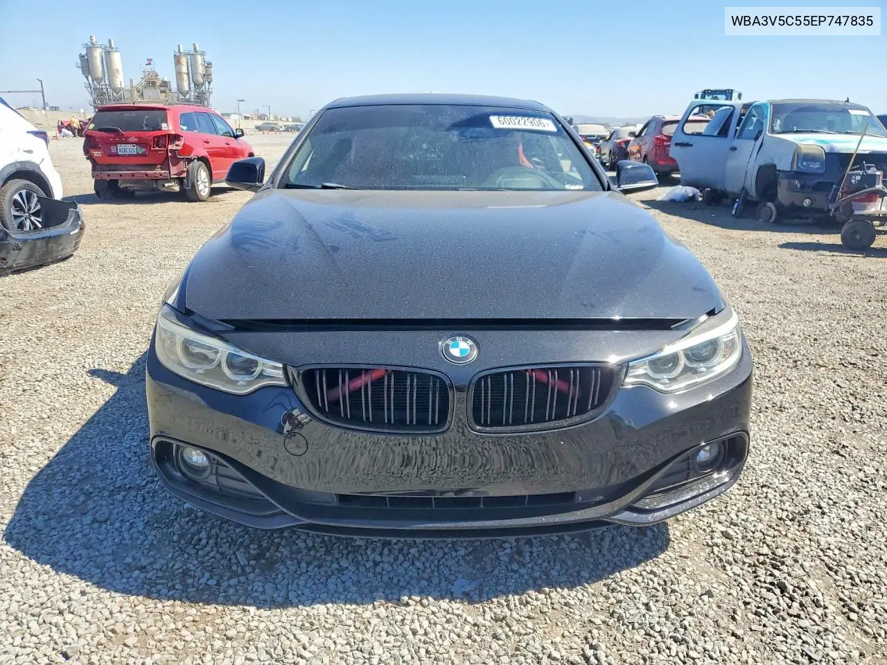 2014 BMW 428 I VIN: WBA3V5C55EP747835 Lot: 60022906