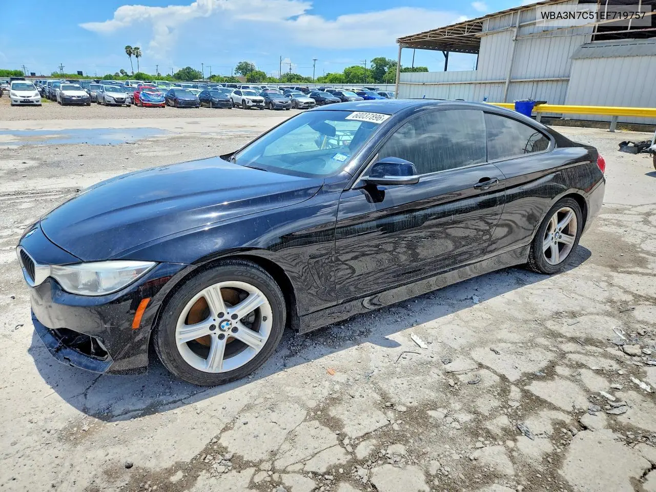 2014 BMW 428 I VIN: WBA3N7C51EF719757 Lot: 60037896