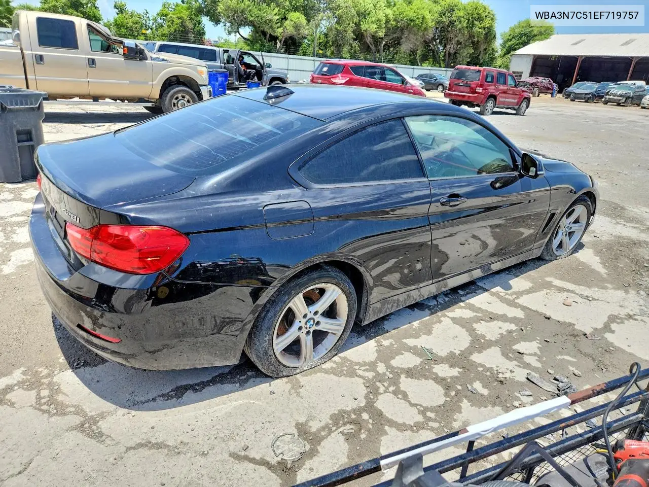 2014 BMW 428 I VIN: WBA3N7C51EF719757 Lot: 60037896