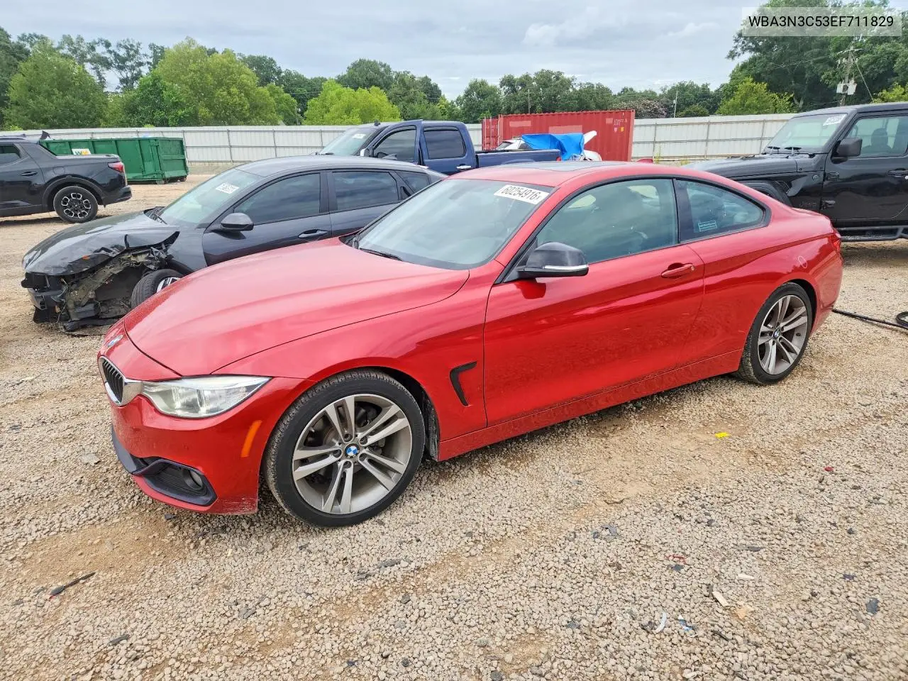 2014 BMW 428 I VIN: WBA3N3C53EF711829 Lot: 60254916