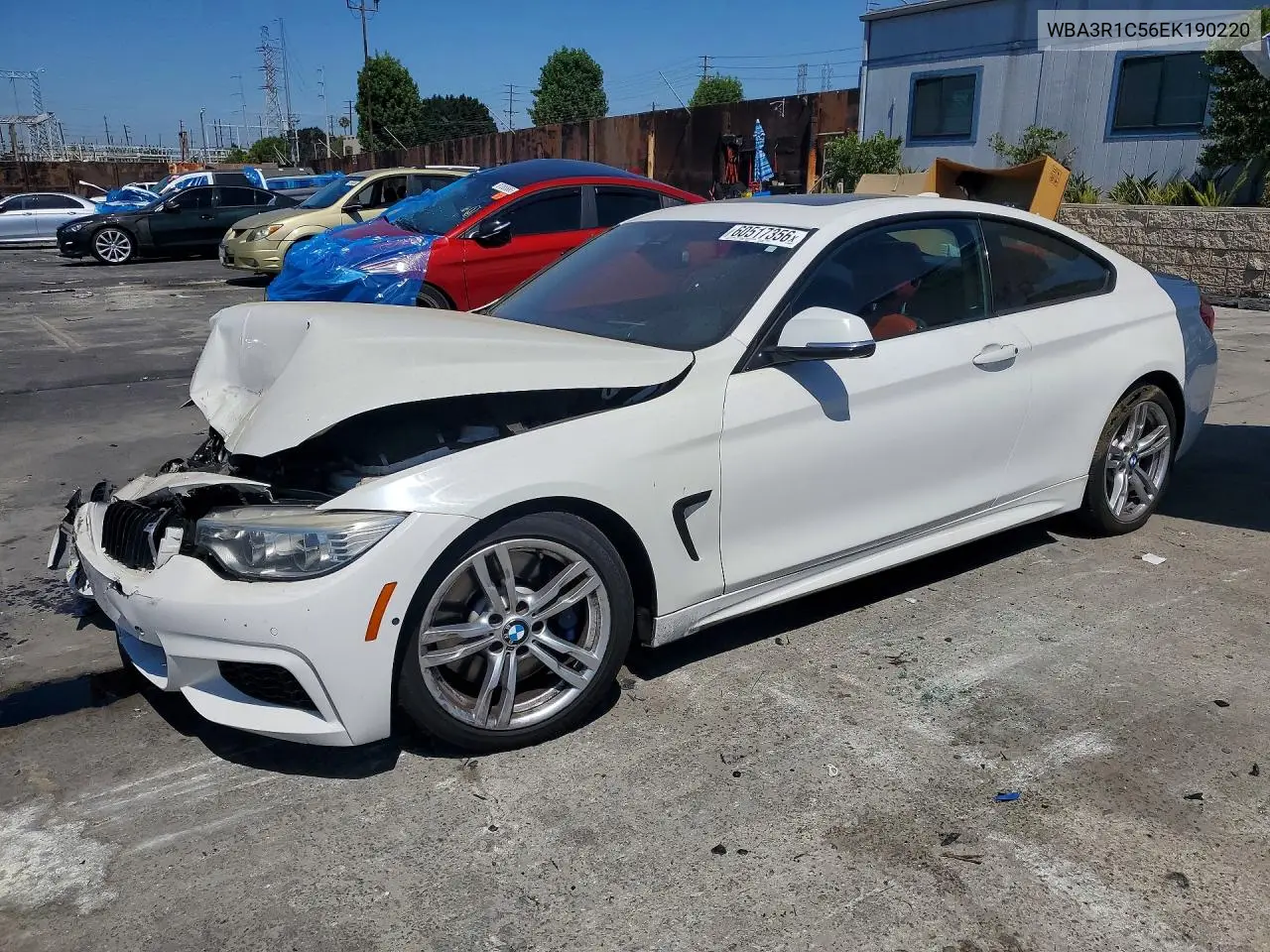 2014 BMW 435 I VIN: WBA3R1C56EK190220 Lot: 60517356