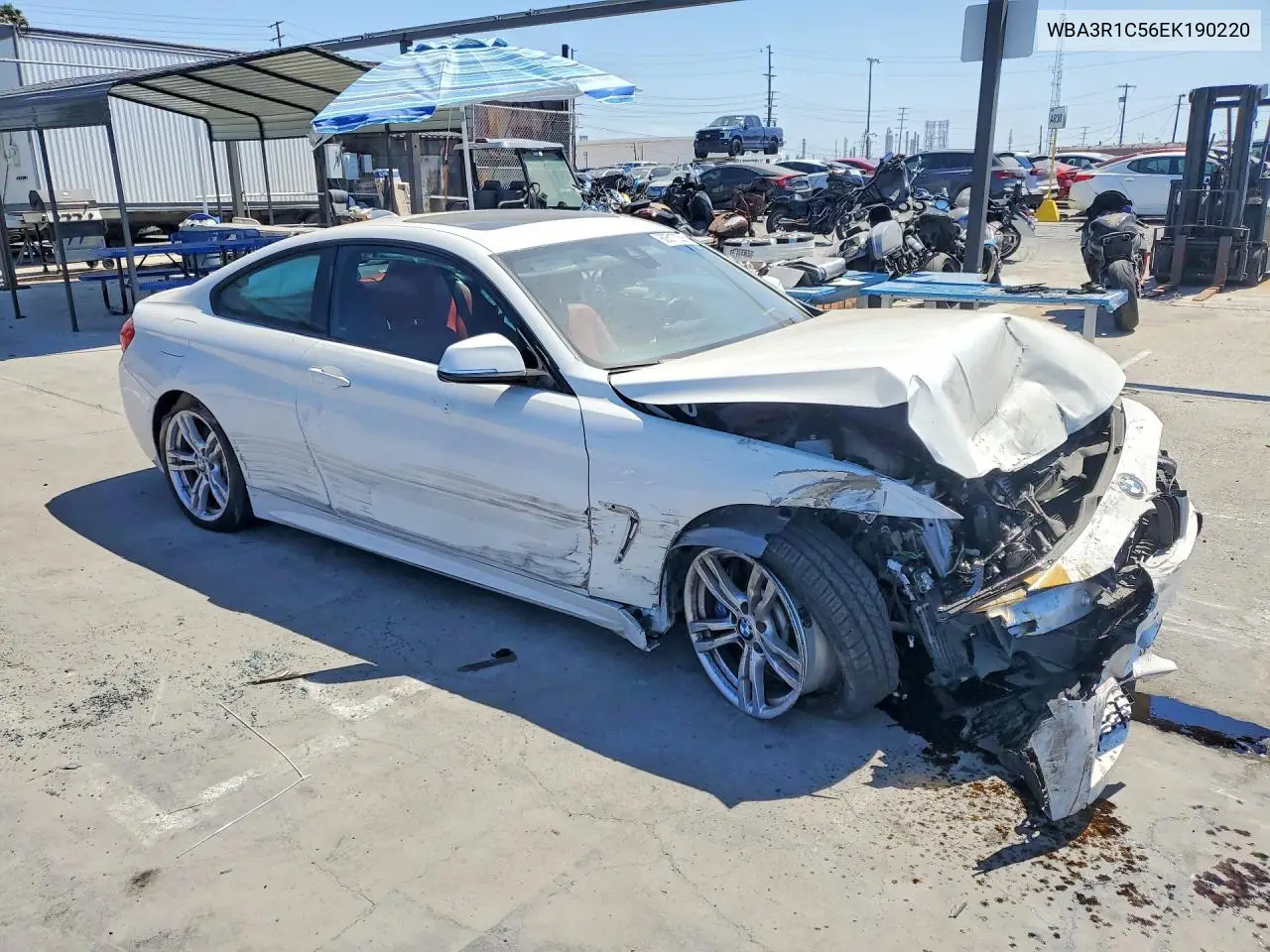 2014 BMW 435 I VIN: WBA3R1C56EK190220 Lot: 60517356