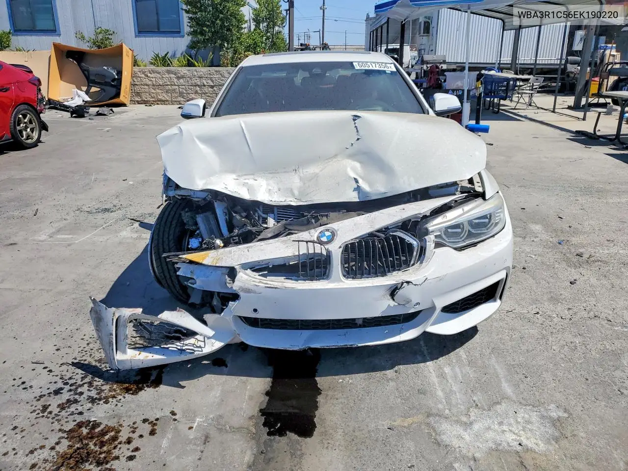 2014 BMW 435 I VIN: WBA3R1C56EK190220 Lot: 60517356