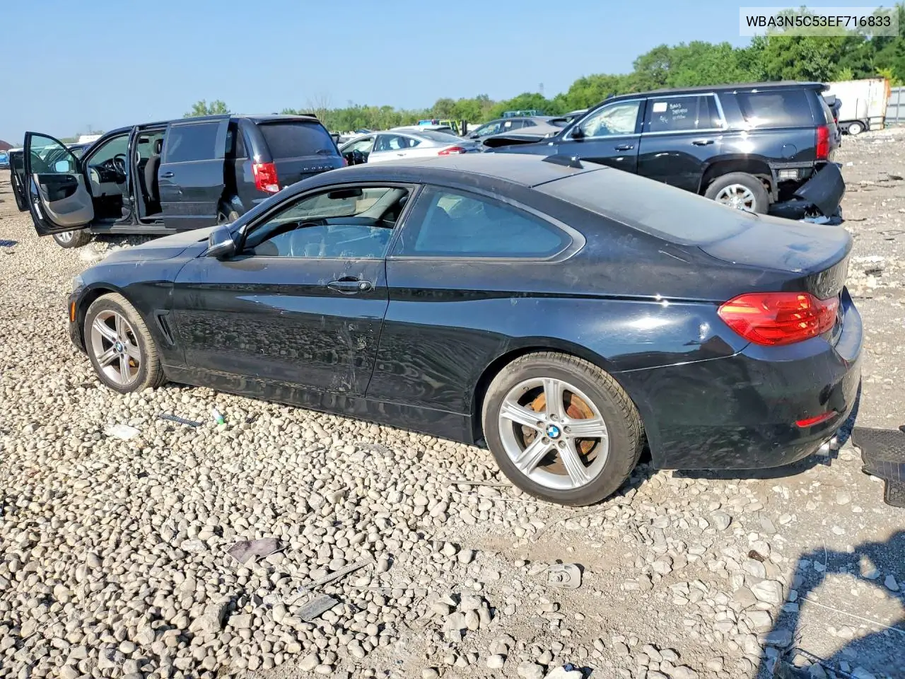 2014 BMW 428 Xi VIN: WBA3N5C53EF716833 Lot: 60977726