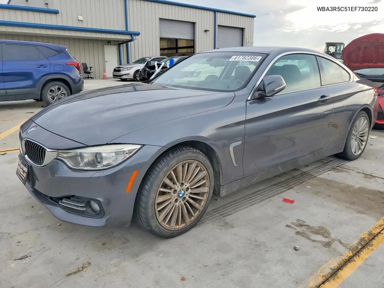2014 BMW 435 Xi VIN: WBA3R5C51EF730220 Lot: 61782386