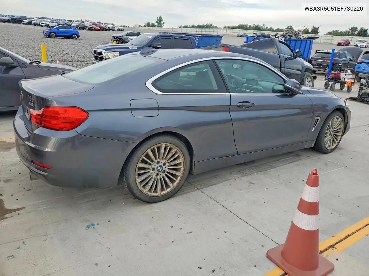 2014 BMW 435 Xi VIN: WBA3R5C51EF730220 Lot: 61782386