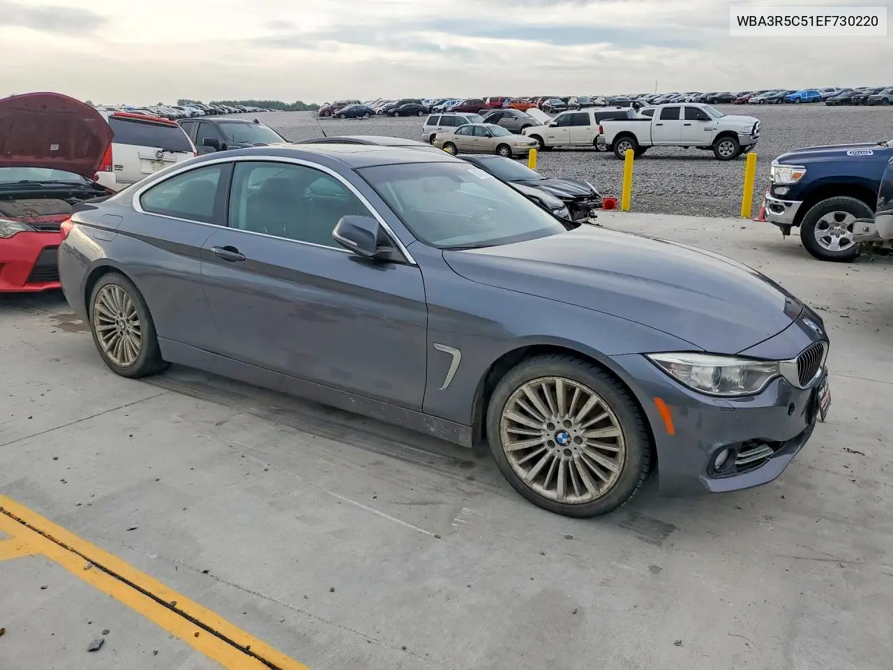 2014 BMW 435 Xi VIN: WBA3R5C51EF730220 Lot: 61782386