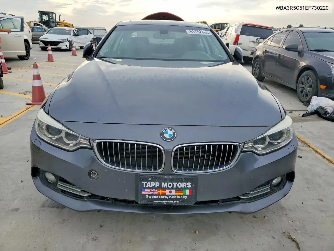 2014 BMW 435 Xi VIN: WBA3R5C51EF730220 Lot: 61782386