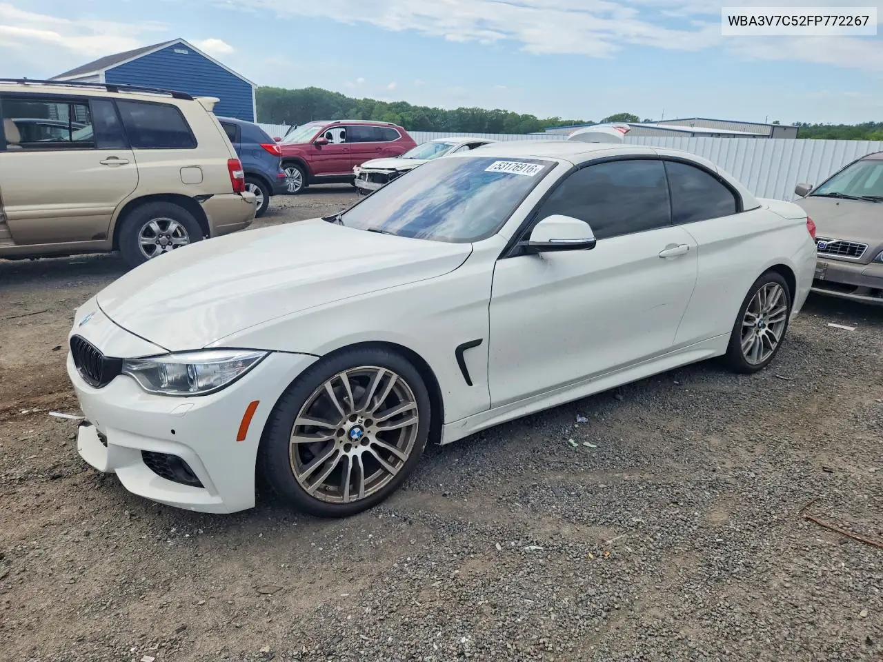 2015 BMW 428 I Sulev VIN: WBA3V7C52FP772267 Lot: 53176916