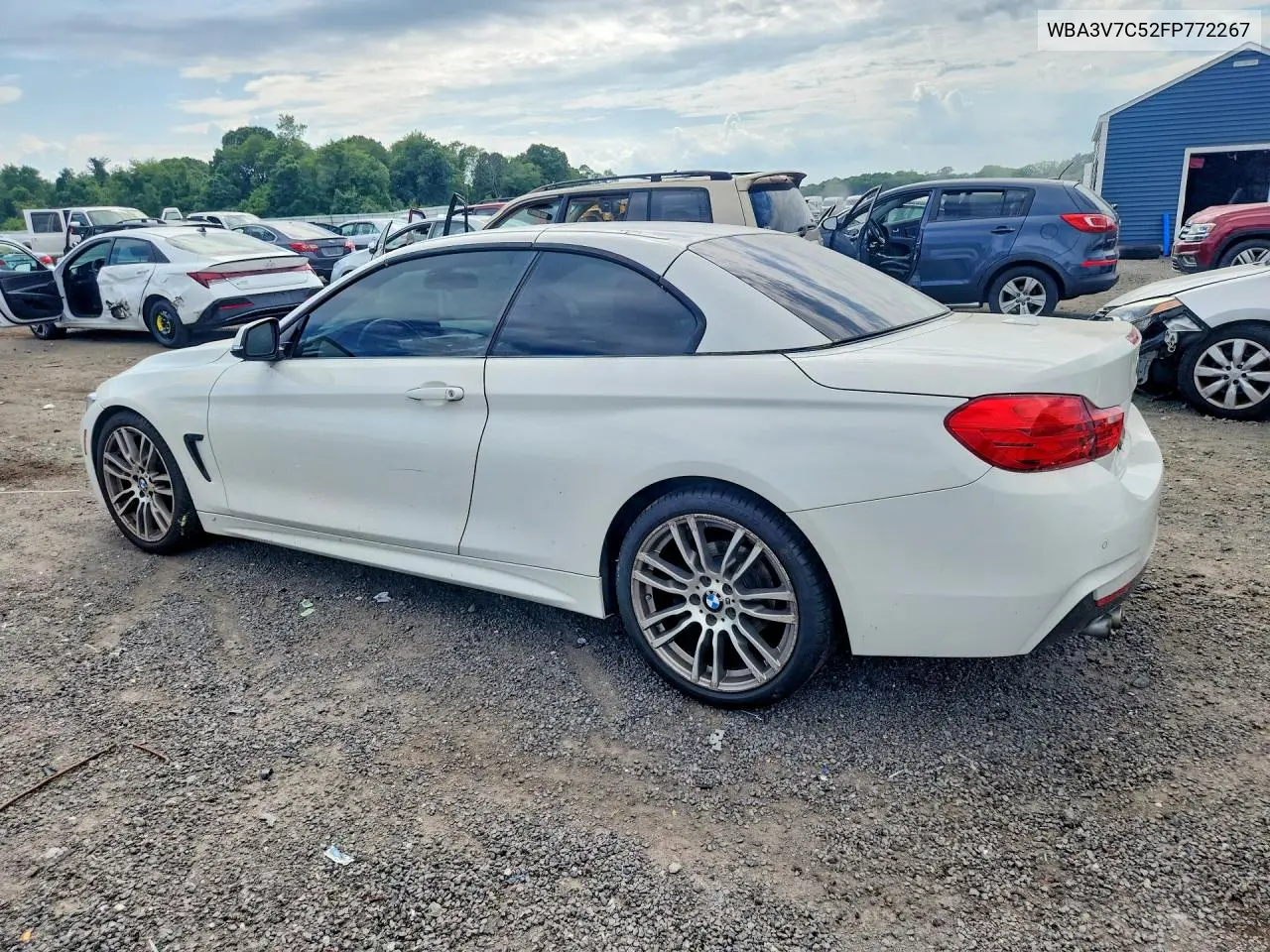 2015 BMW 428 I Sulev VIN: WBA3V7C52FP772267 Lot: 53176916