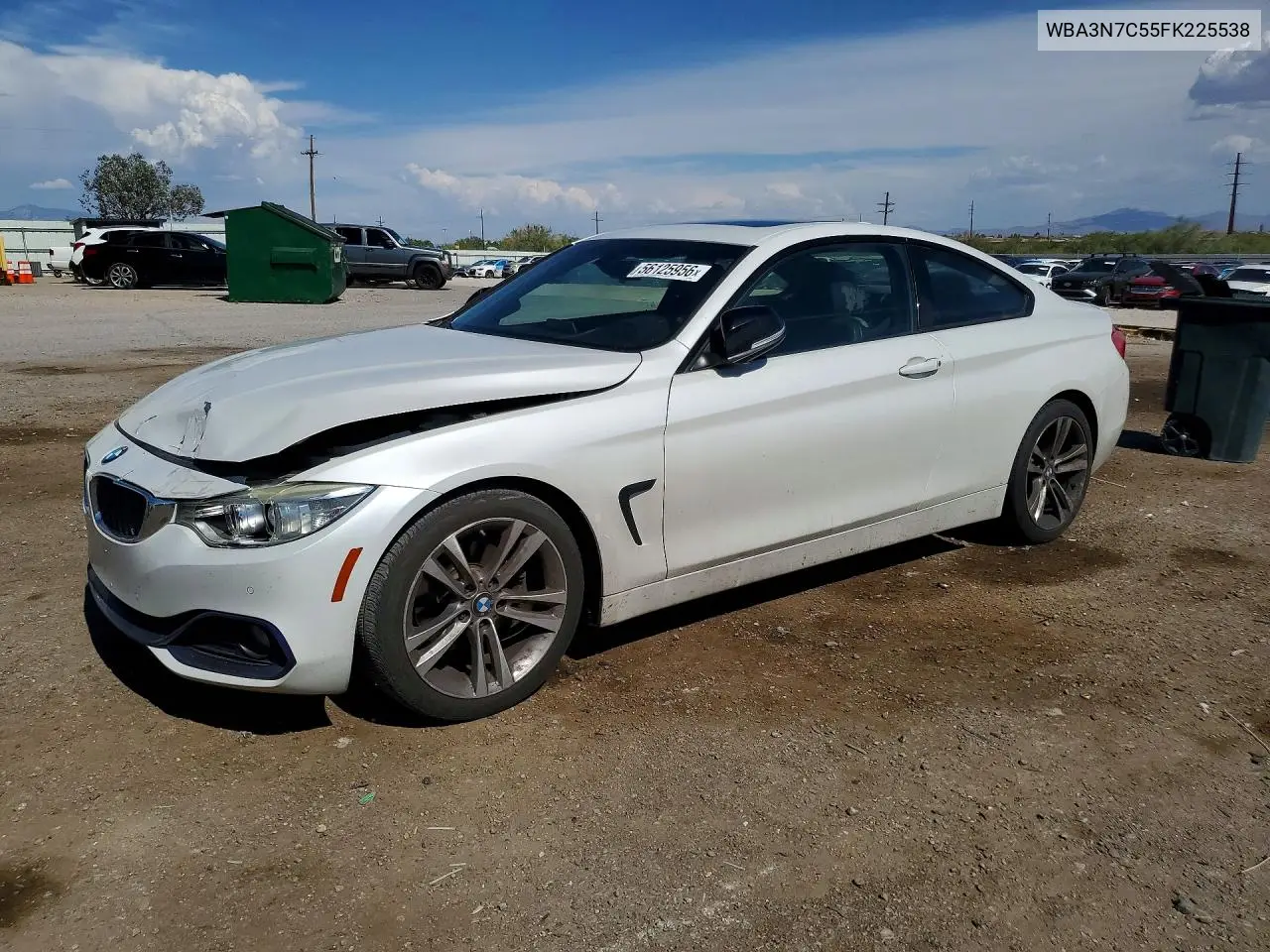 2015 BMW 428 I VIN: WBA3N7C55FK225538 Lot: 56125956