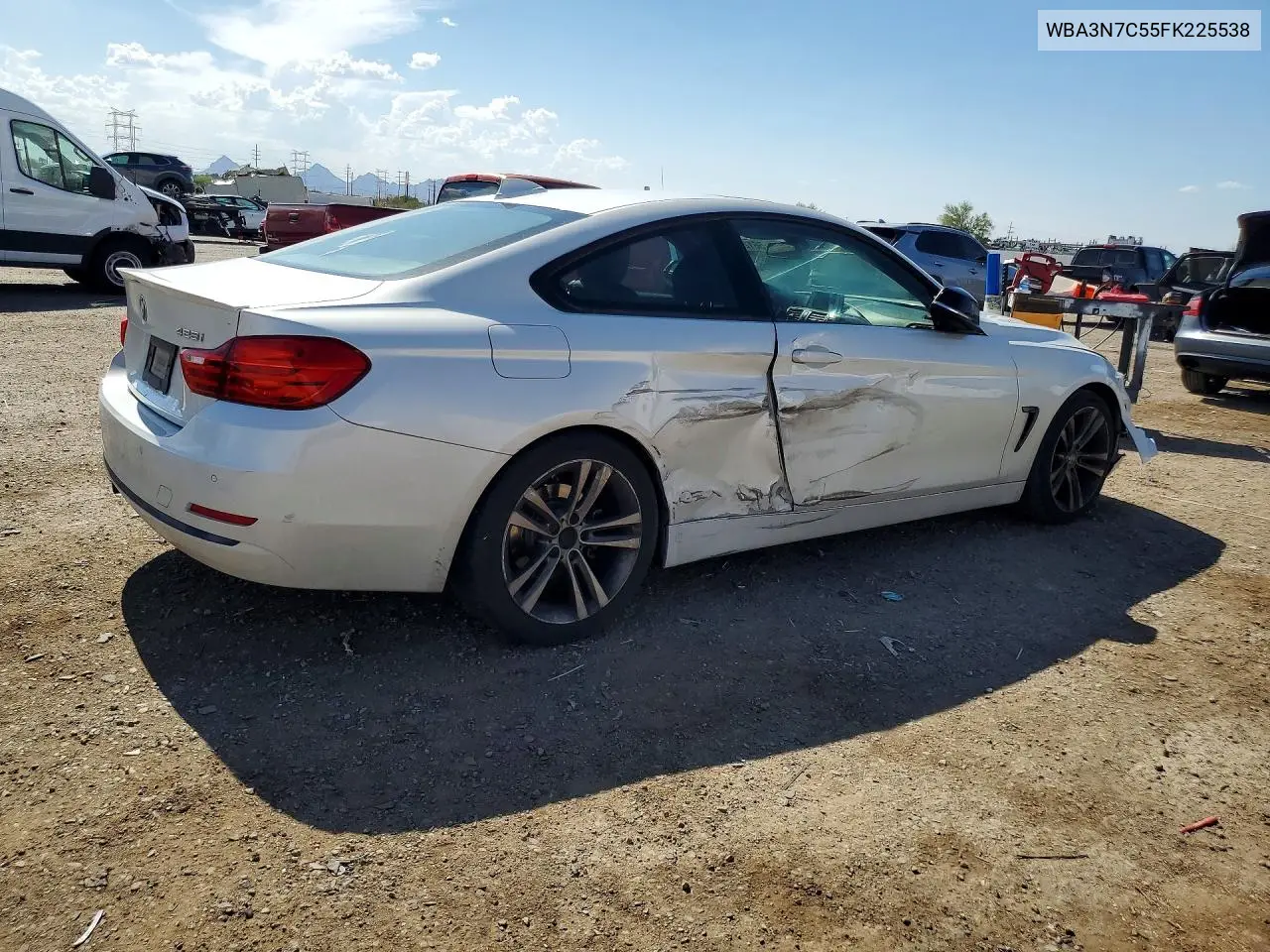 2015 BMW 428 I VIN: WBA3N7C55FK225538 Lot: 56125956