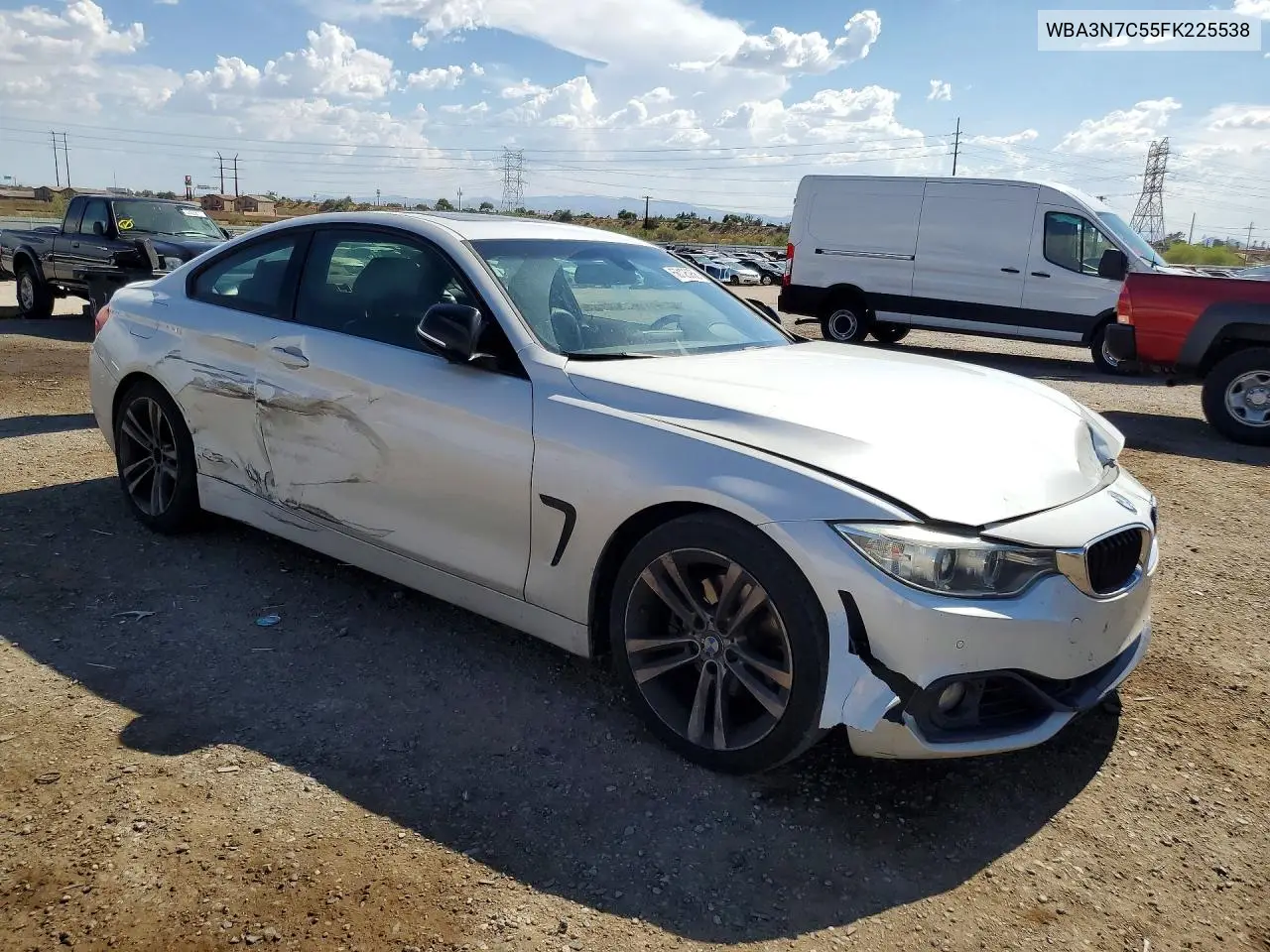 2015 BMW 428 I VIN: WBA3N7C55FK225538 Lot: 56125956