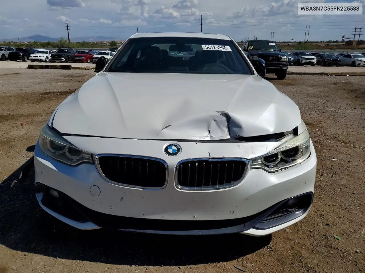 2015 BMW 428 I VIN: WBA3N7C55FK225538 Lot: 56125956