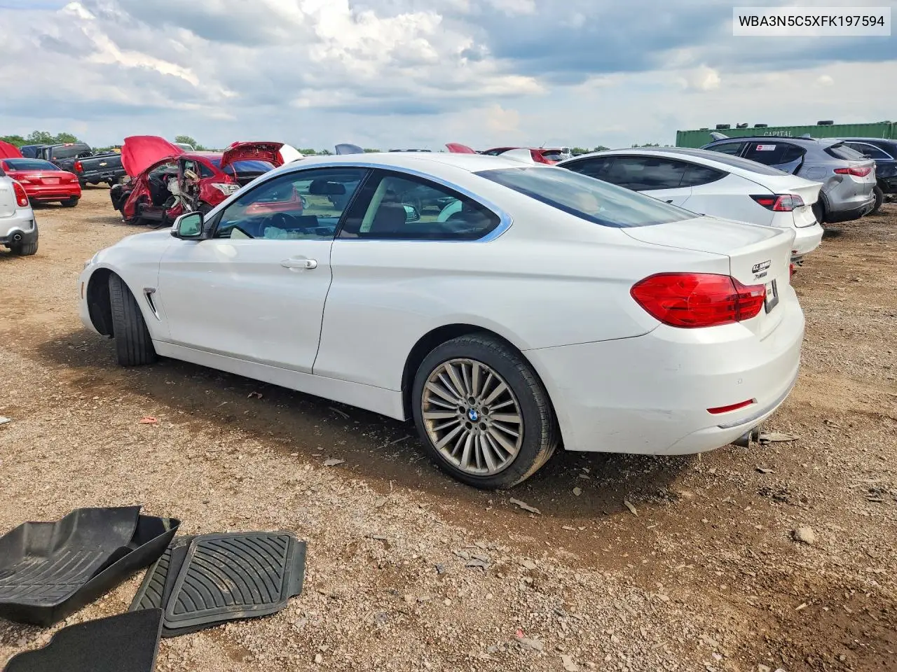 2015 BMW 428 Xi VIN: WBA3N5C5XFK197594 Lot: 56779476