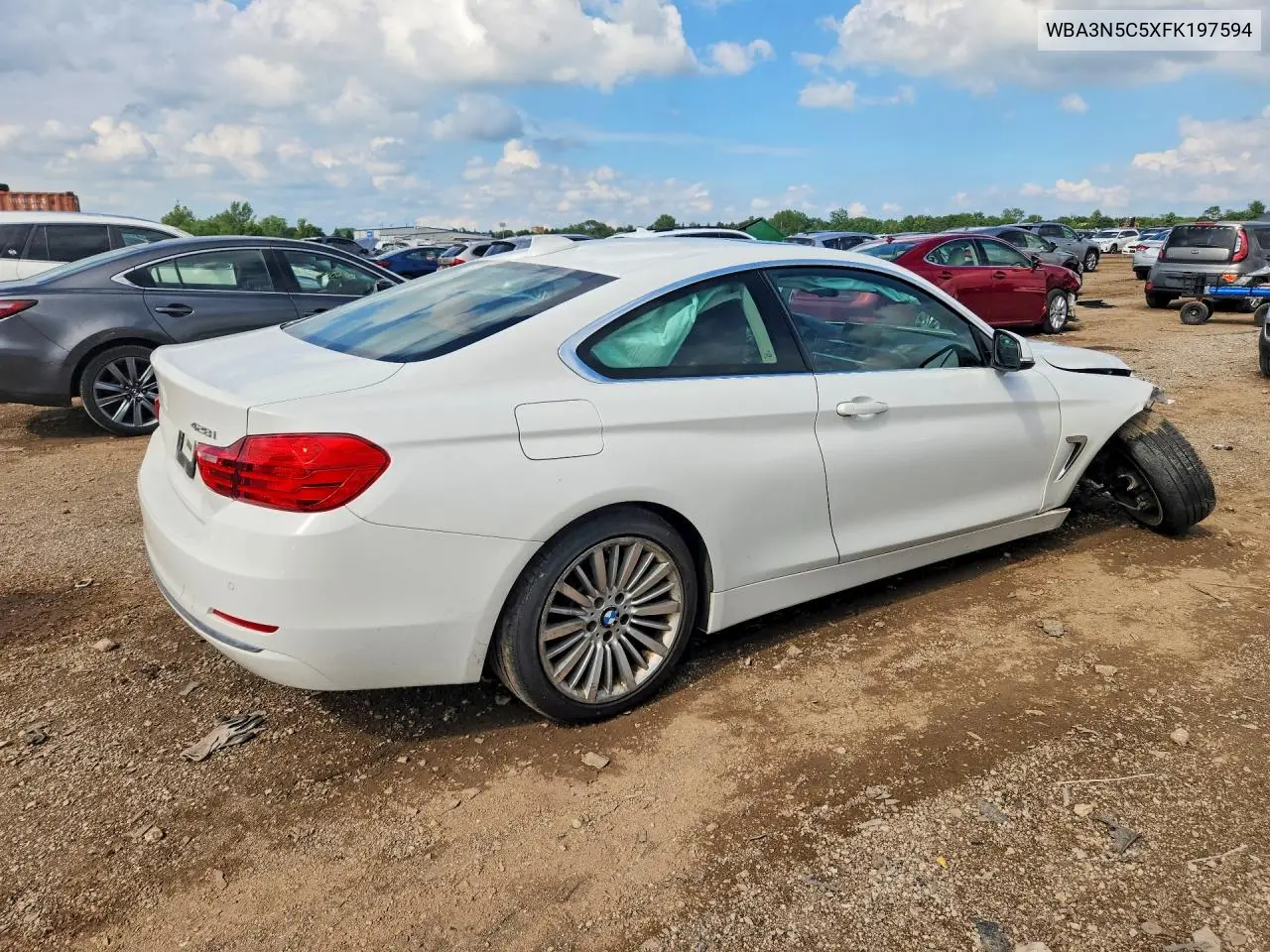 2015 BMW 428 Xi VIN: WBA3N5C5XFK197594 Lot: 56779476