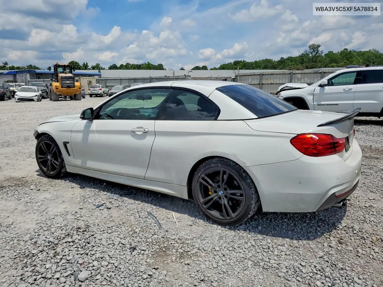 2015 BMW 428 I VIN: WBA3V5C5XF5A78834 Lot: 57305186