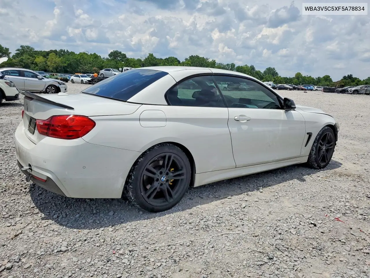 2015 BMW 428 I VIN: WBA3V5C5XF5A78834 Lot: 57305186