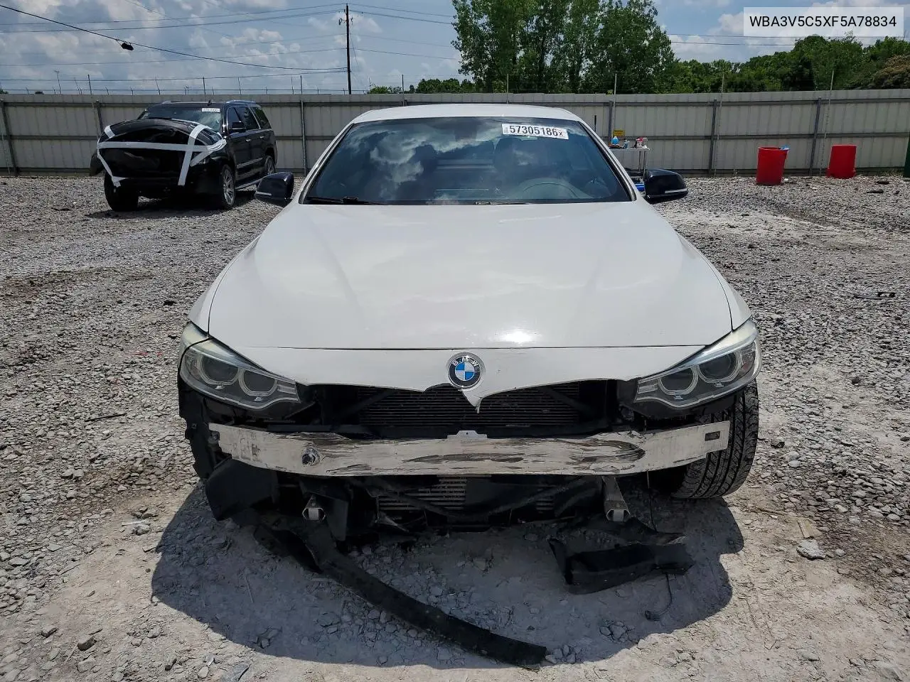 2015 BMW 428 I VIN: WBA3V5C5XF5A78834 Lot: 57305186
