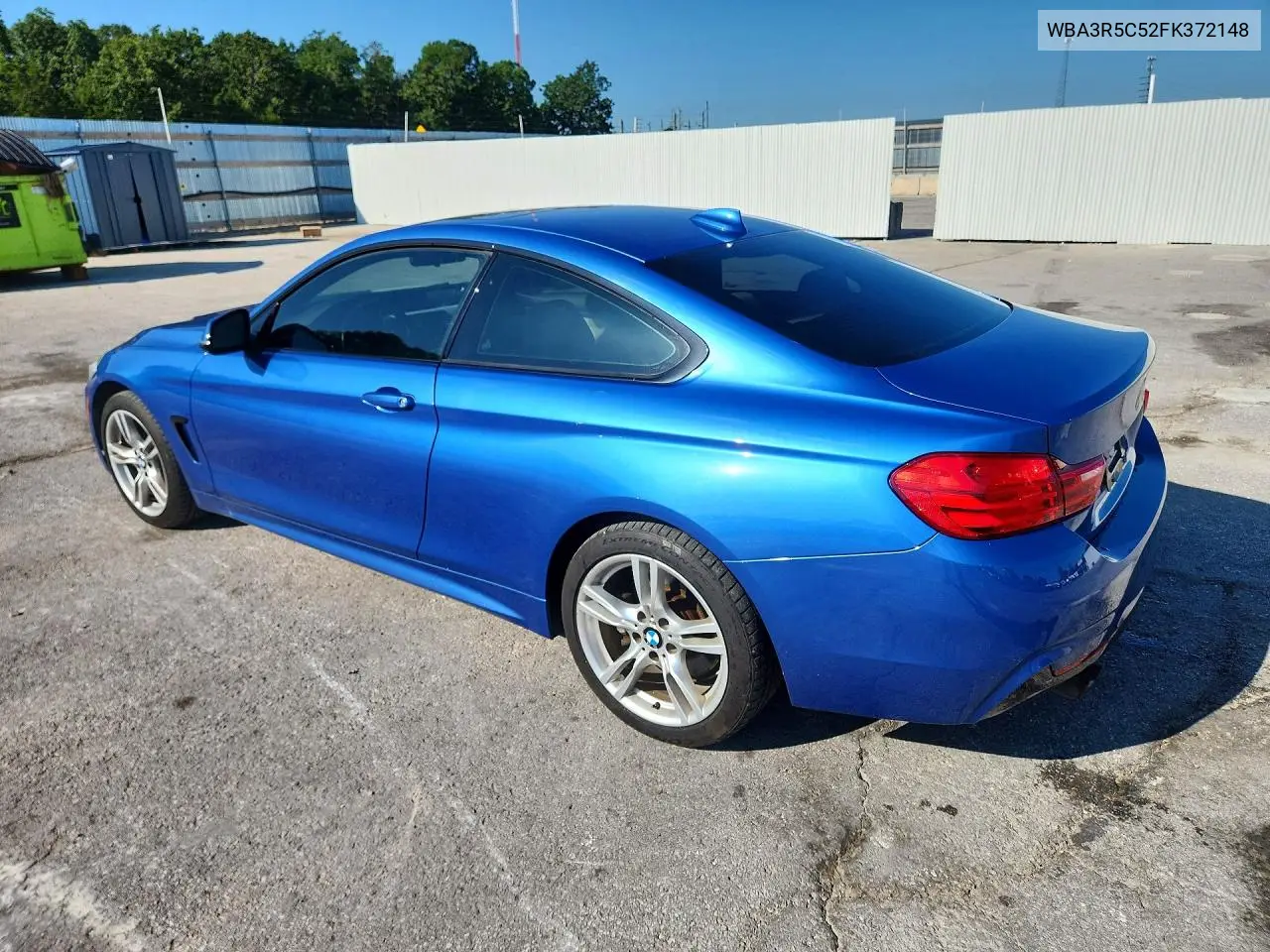 2015 BMW 435 Xi VIN: WBA3R5C52FK372148 Lot: 57784026