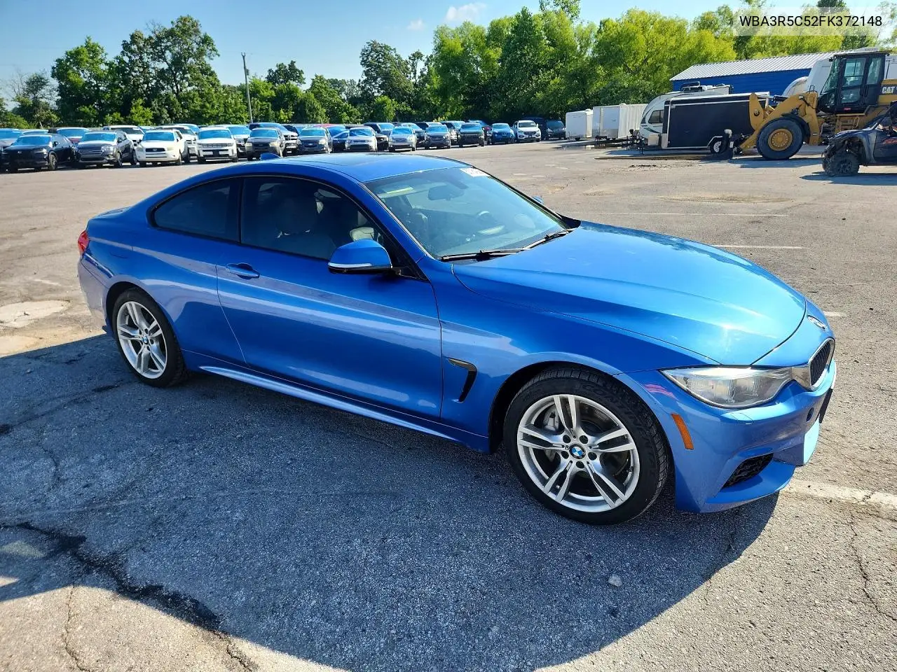 2015 BMW 435 Xi VIN: WBA3R5C52FK372148 Lot: 57784026