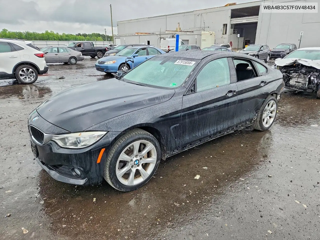 2015 BMW 435 Xi Gran Coupe VIN: WBA4B3C57FGV48434 Lot: 57915856