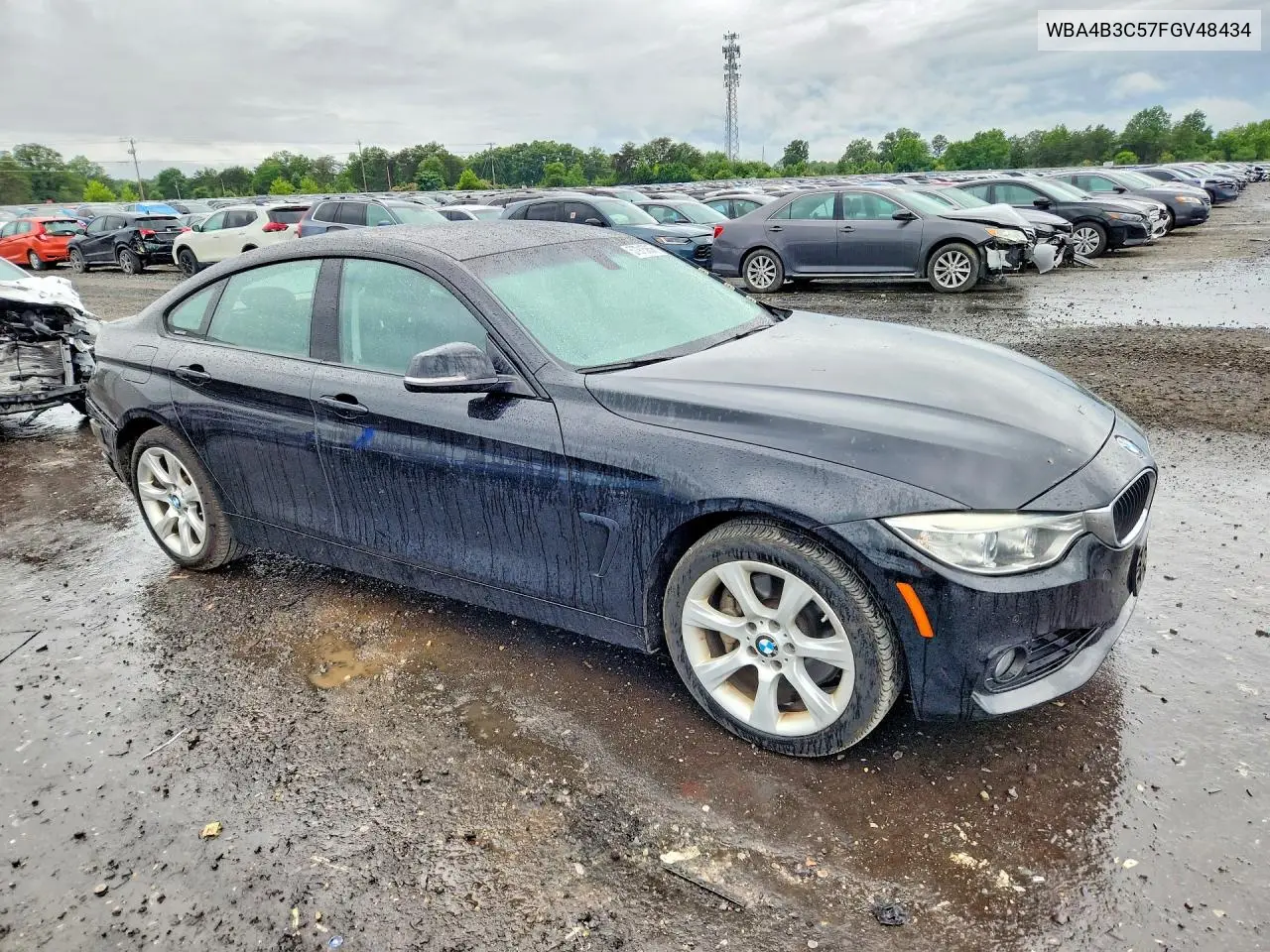 2015 BMW 435 Xi Gran Coupe VIN: WBA4B3C57FGV48434 Lot: 57915856