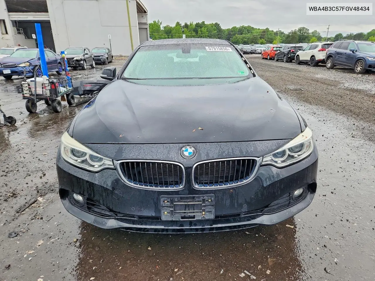 2015 BMW 435 Xi Gran Coupe VIN: WBA4B3C57FGV48434 Lot: 57915856
