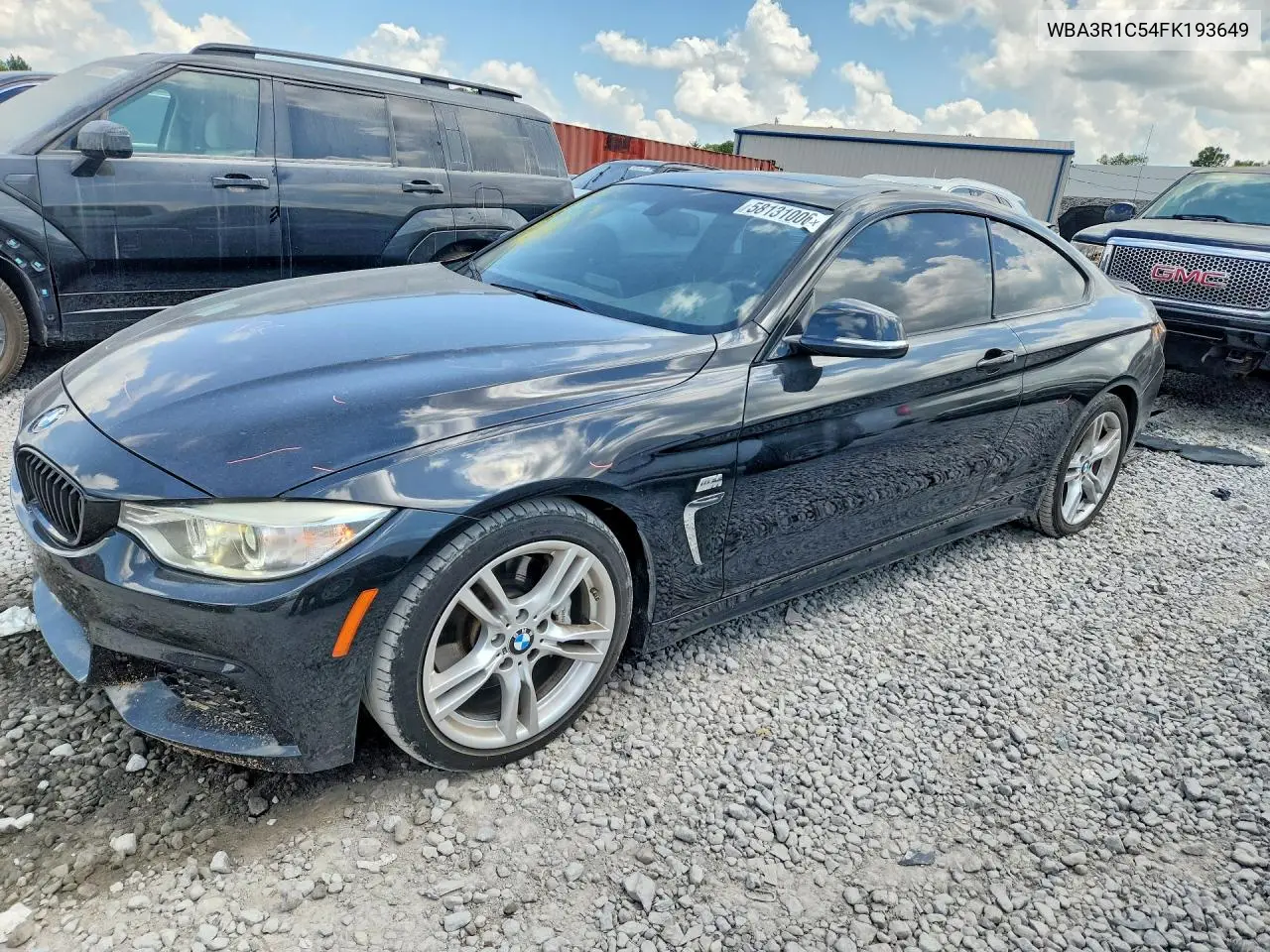 2015 BMW 435 I VIN: WBA3R1C54FK193649 Lot: 58131006