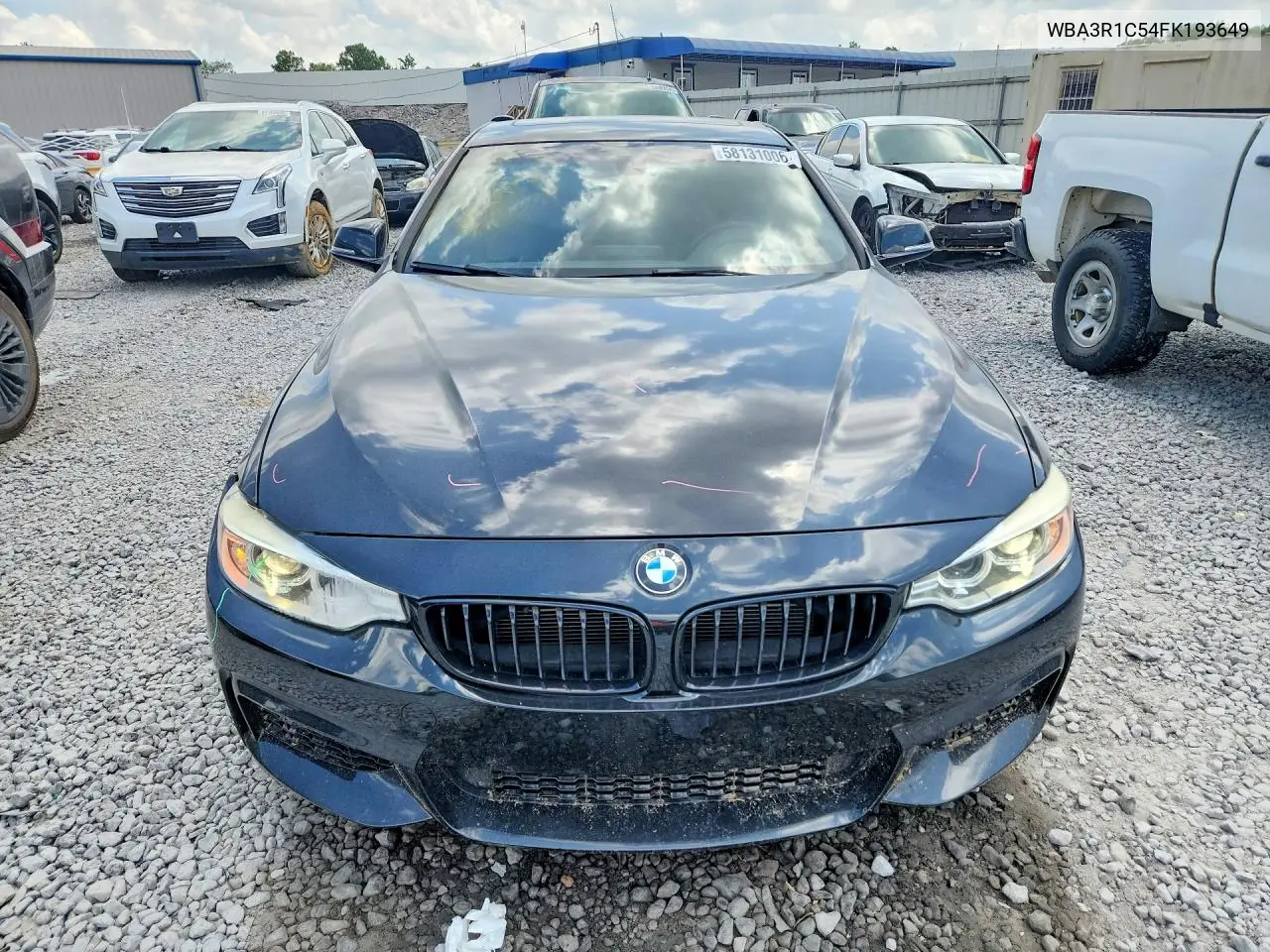 2015 BMW 435 I VIN: WBA3R1C54FK193649 Lot: 58131006
