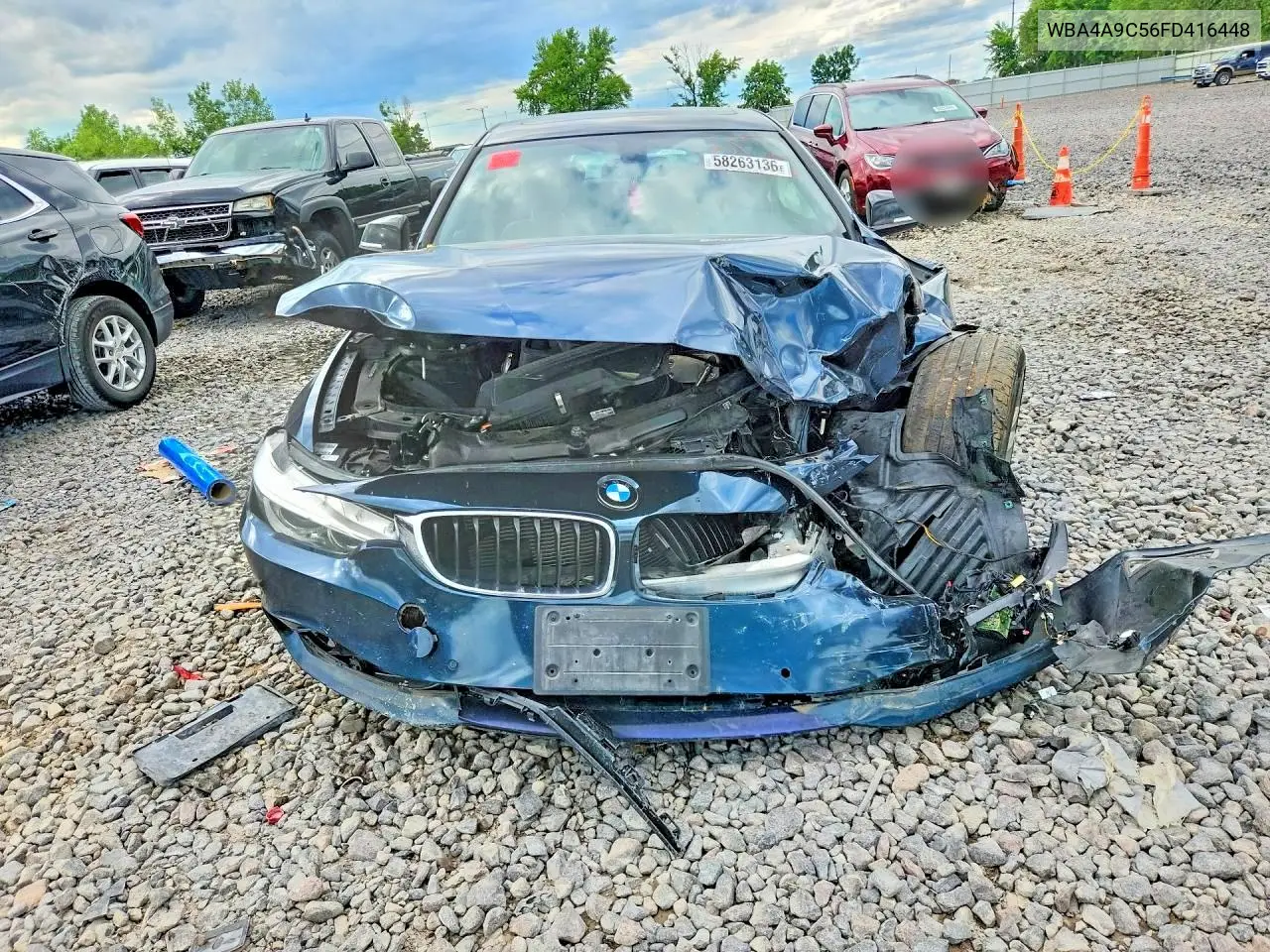 2015 BMW 428 I Gran Coupe Sulev VIN: WBA4A9C56FD416448 Lot: 58263136