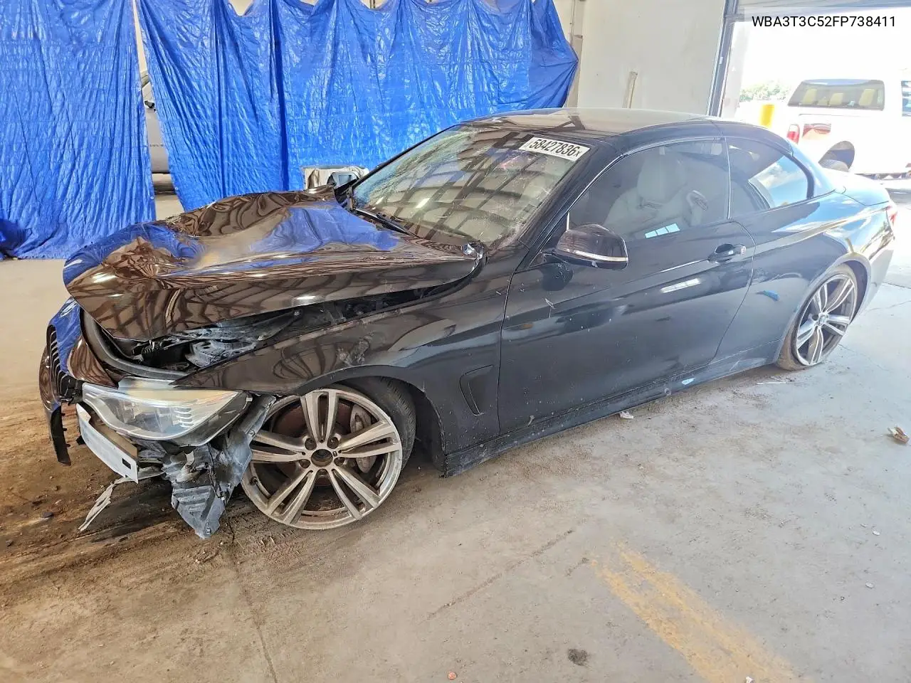 2015 BMW 435 I VIN: WBA3T3C52FP738411 Lot: 58427836