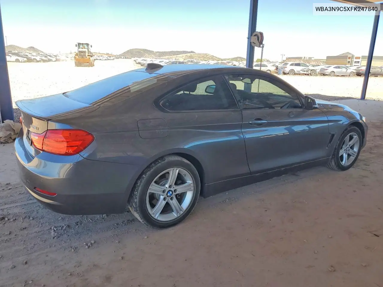 2015 BMW 428 Xi VIN: WBA3N9C5XFK247840 Lot: 59870026