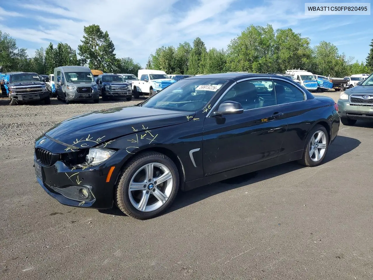 2015 BMW 428 Xi Sulev VIN: WBA3T1C50FP820495 Lot: 59915226