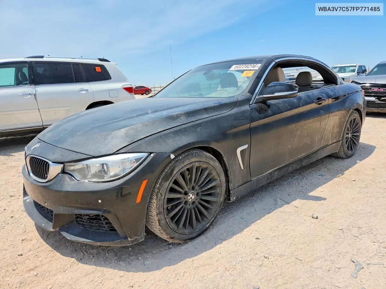 2015 BMW 428 I Sulev VIN: WBA3V7C57FP771485 Lot: 60228296