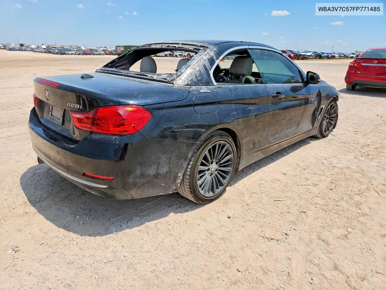 2015 BMW 428 I Sulev VIN: WBA3V7C57FP771485 Lot: 60228296