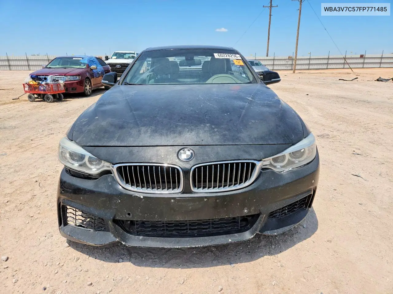2015 BMW 428 I Sulev VIN: WBA3V7C57FP771485 Lot: 60228296