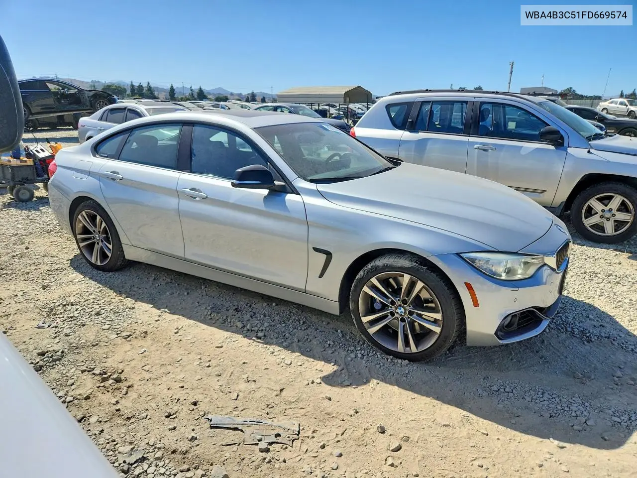 2015 BMW 435 Xi Gran Coupe VIN: WBA4B3C51FD669574 Lot: 60422856