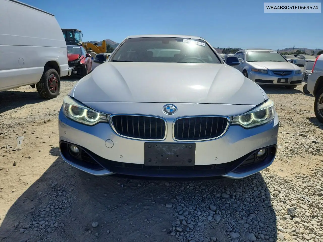 2015 BMW 435 Xi Gran Coupe VIN: WBA4B3C51FD669574 Lot: 60422856