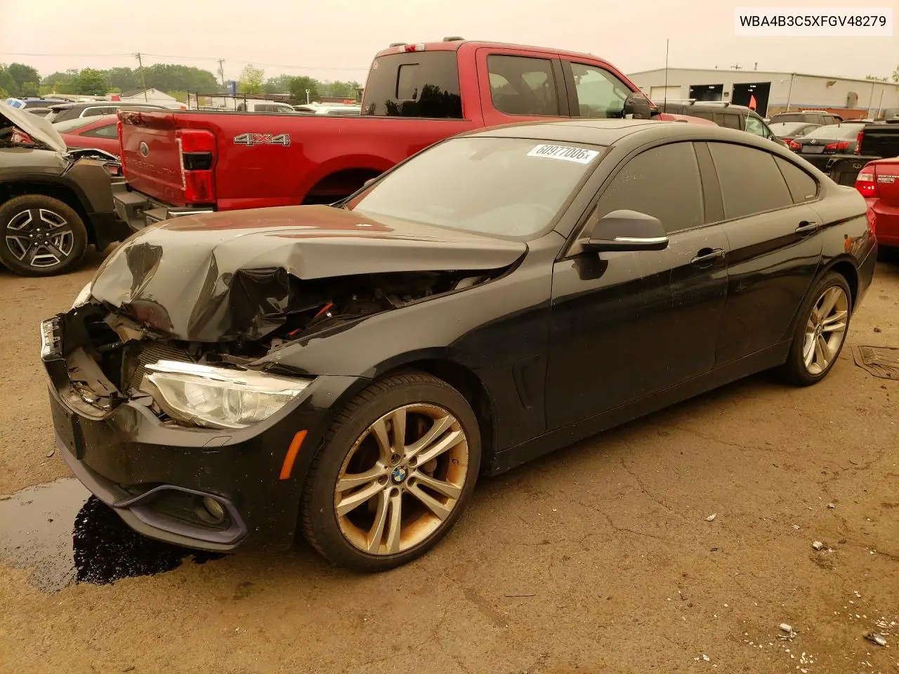 2015 BMW 435 Xi Gran Coupe VIN: WBA4B3C5XFGV48279 Lot: 60977006